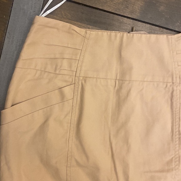 Lafayette 148 New York khaki midi pencil skirt size 2 - Picture 2 of 5